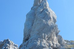 Le gendarme qui garde le haut du Pas de l'Oeille