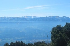 Petite vue, du Mont-Blanc à Grenoble