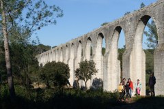 Aqueduc de Castries : Claire, Cécile, Hippolyte, Sarah, Monique, Thierry