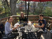 Camille, Alexandre et Libby Salopek