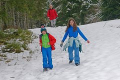 Bois de Pessade : Thomas, Mathilde et Monique