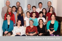 Photo famille 31 décembre 2019