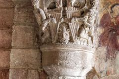 St-Julien de Brioude - chapiteau des ânes musiciens