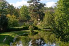 Les moulins de la Morge : retenue du moulin des Desniers