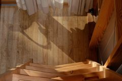 Le bois basalte à Sauterre : l'escalier japonais