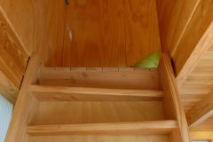 Le bois basalte à Sauterre : l'escalier japonais