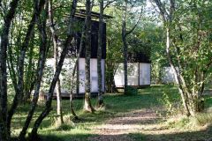 Le bois basalte à Sauterre : les cabanes 2 places