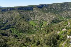 Cirque de Navacelles depuis le belvédère Nord