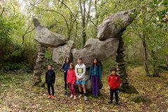 Chemin Fais'Art : Hippolyte, Sarah, Claire, Clément, Mathilde, Thomas