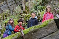 Chemin Fais'Art : Mathilde, Thomas, Hippolyte et Claire