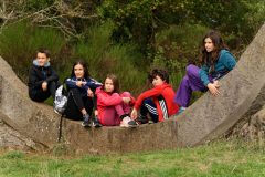 Chemin Fais'Art : Hippolyte, Sarah, Claire, Thomas, Mathilde