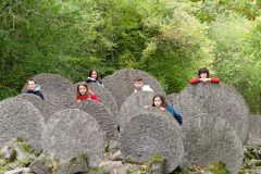 Chemin Fais'Art : Hippolyte, Claire, Sarah, Clément, Mathilde, Thomas