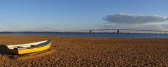 Plage de Sandy Point et Bay Bridge