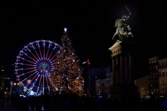 Clermont-Ferrand en lumières place de Jaude : grande roue