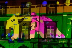 Clermont-Ferrand en lumières place de Jaude : mélée