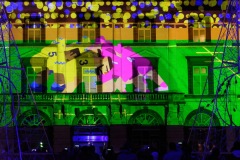 Clermont-Ferrand en lumières place de Jaude : la mélée