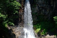Cascade d'Entraigues : Mathilde, Sarah et Hippolyte