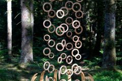 Horizons : Dissémination éruptive - Bois et mousse près de Saint-Genès Champespe
