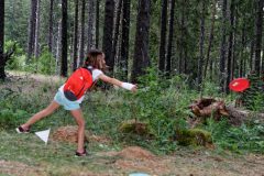 Parcours de "Disc-Golf" à Pessade : Claire