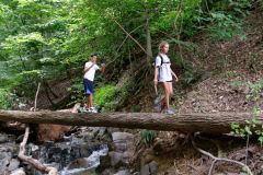 Turkey Run park : Alexandre et Camille