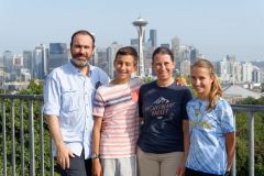 Seattle : Yannick, Alexandre, Isabelle et Camille