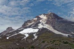 Mount Hood : pistes de ski et sommet