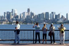 Seattle depuis le lac Washington